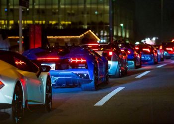 Siêu xe Lamborghini tụ hội tại Nhật Bản