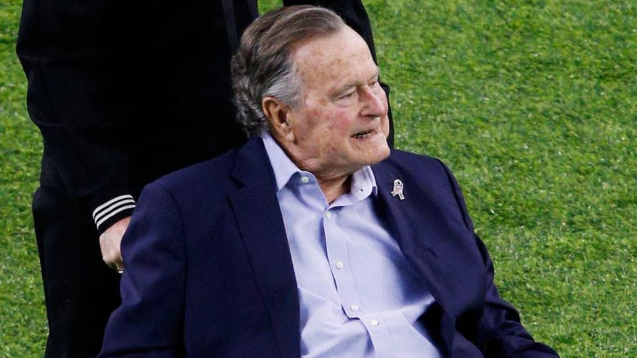 Cựu tổng thống George H.W. Bush trong một sự kiện đầu năm 2017. | Ảnh: Reuters.