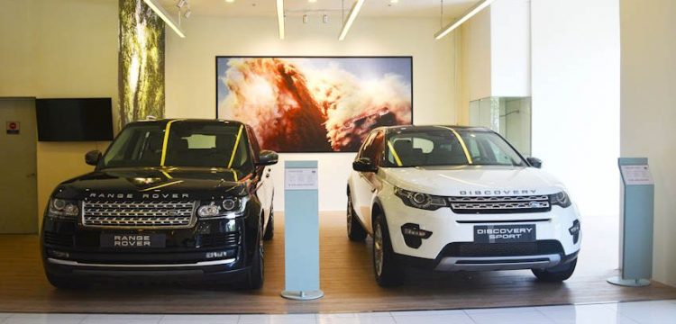 Mẫu xe Range Rover Evoque và Discovery Sport