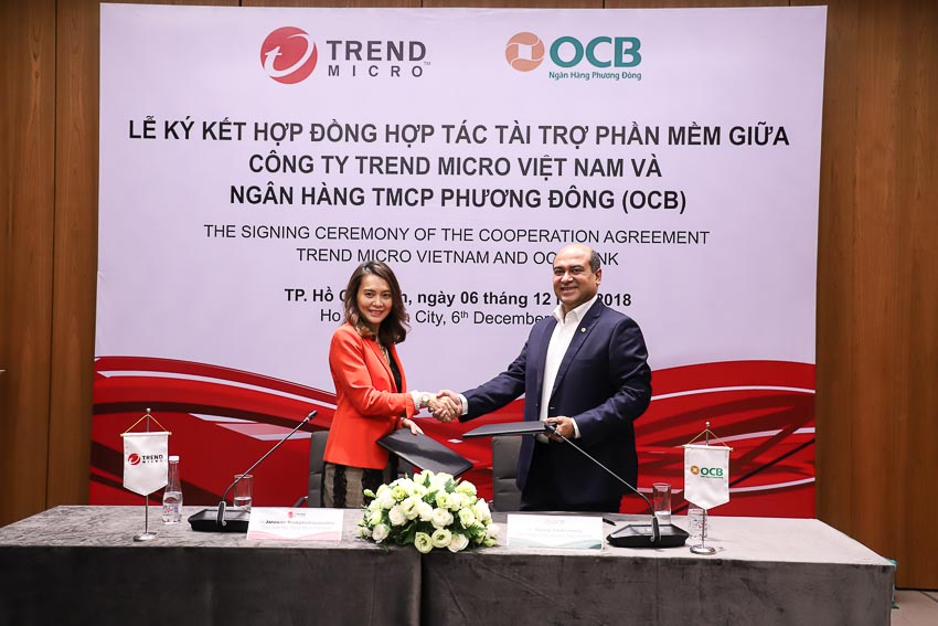 Lễ ký kết thỏa thuận hợp tác giữa Ngân hàng TMCP Phương Đông và Trend Micro 3