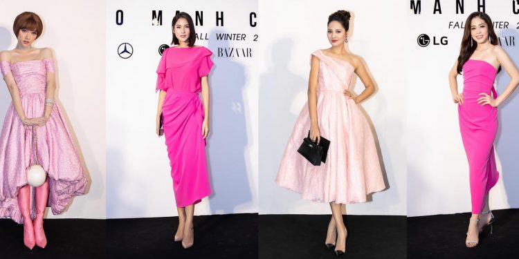 Rực rỡ sắc hồng thảm đỏ show Thu-Đông 2018 của Đỗ Mạnh Cường