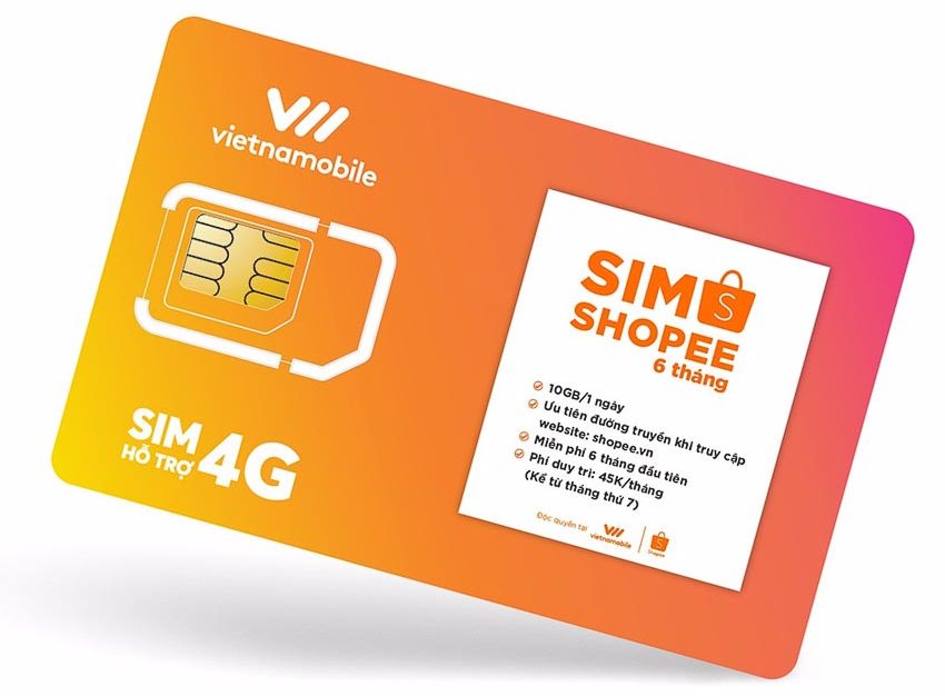 Vietnamobile cùng Shopee ra mắt SIM độc quyền 2