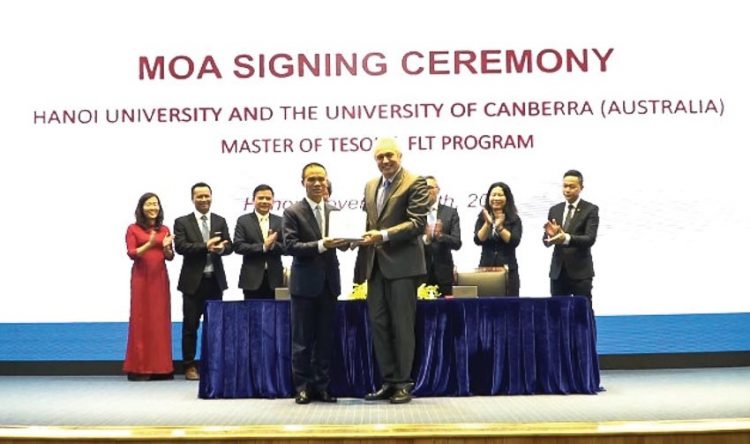 Liên kết đào tạo thạc sĩ TESOL của ĐH Hà Nội và ĐH Canberra