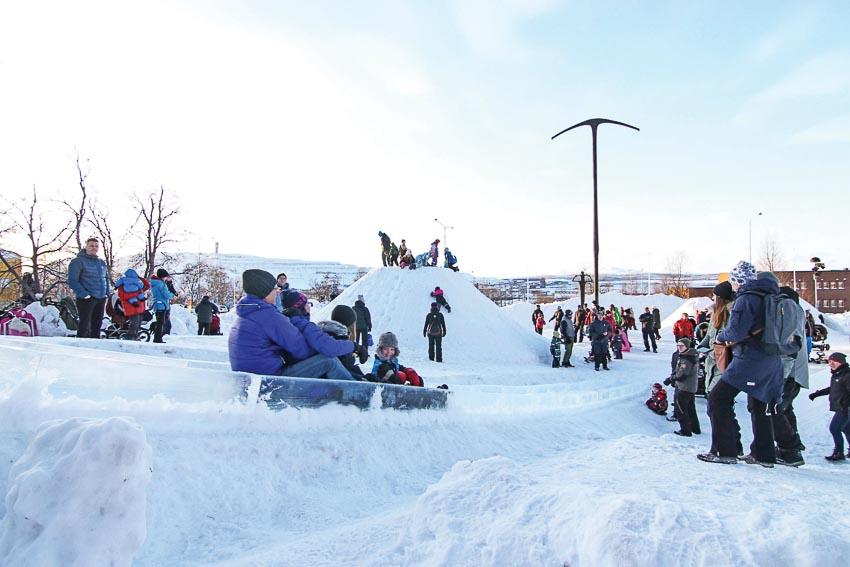 Vui chơi trong mùa đông ở Kiruna