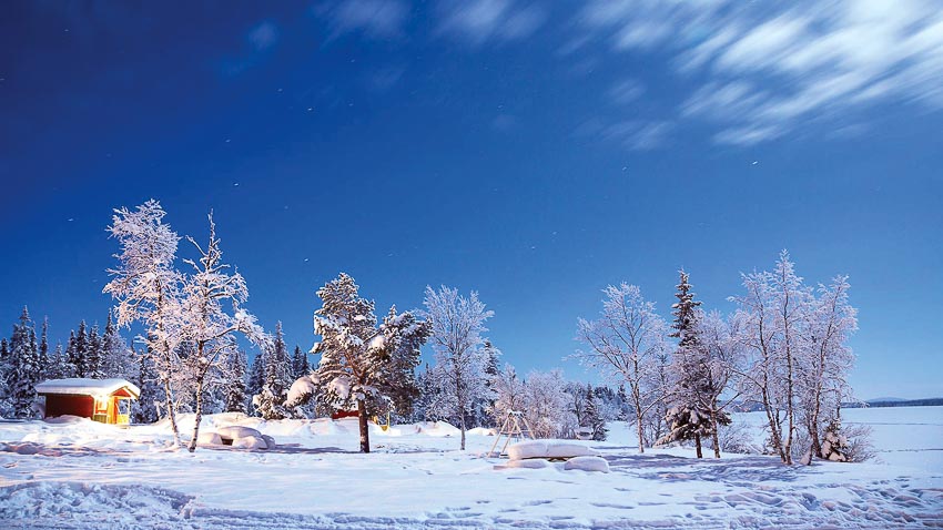Khung cảnh miền Lapland Thụy Điển