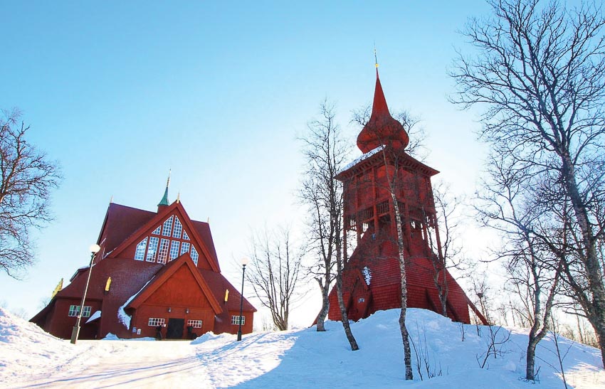 Kiến trúc cổ ở thành phố Kiruna