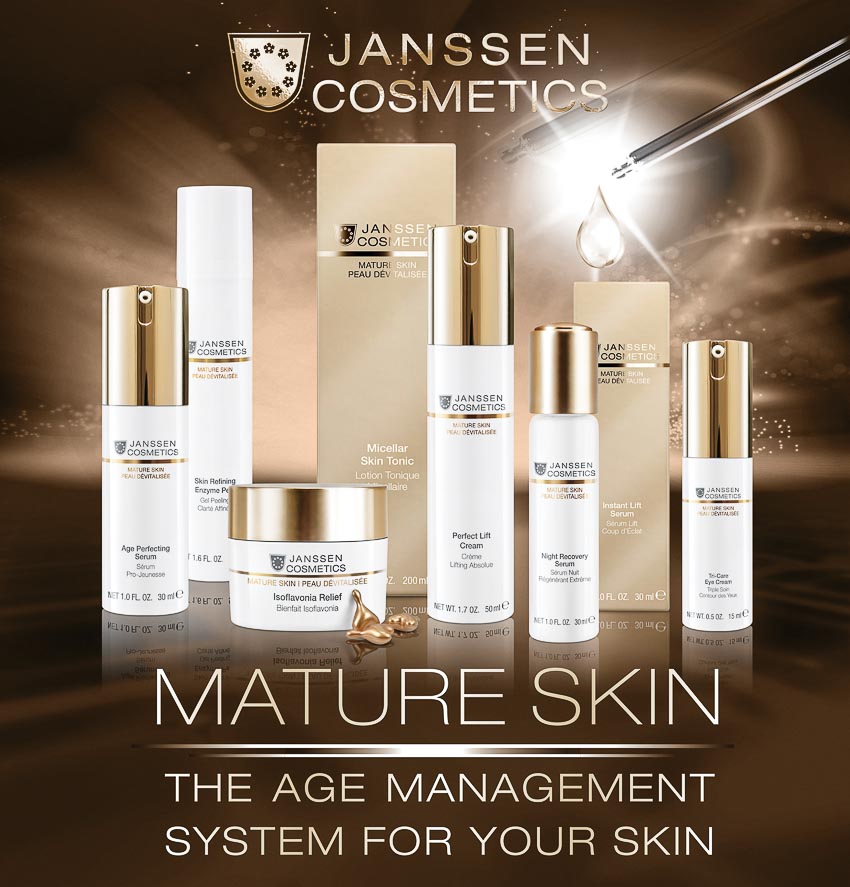 Janssen Cosmetics giới thiệu bộ sản phẩm chống lão hóa Mature Skin mới 