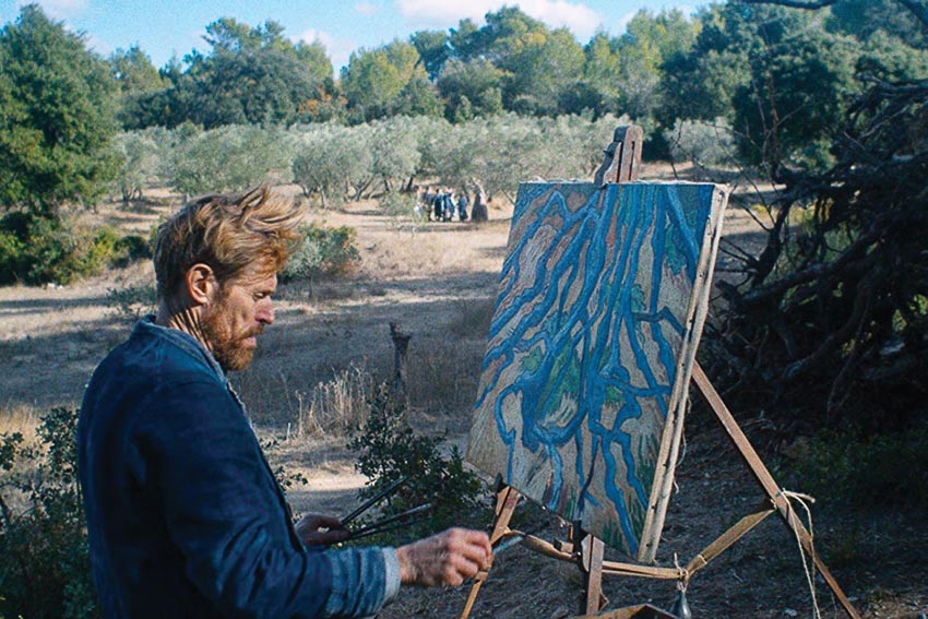 Willem Dafoe vẽ như cách Van Gogh vẽ