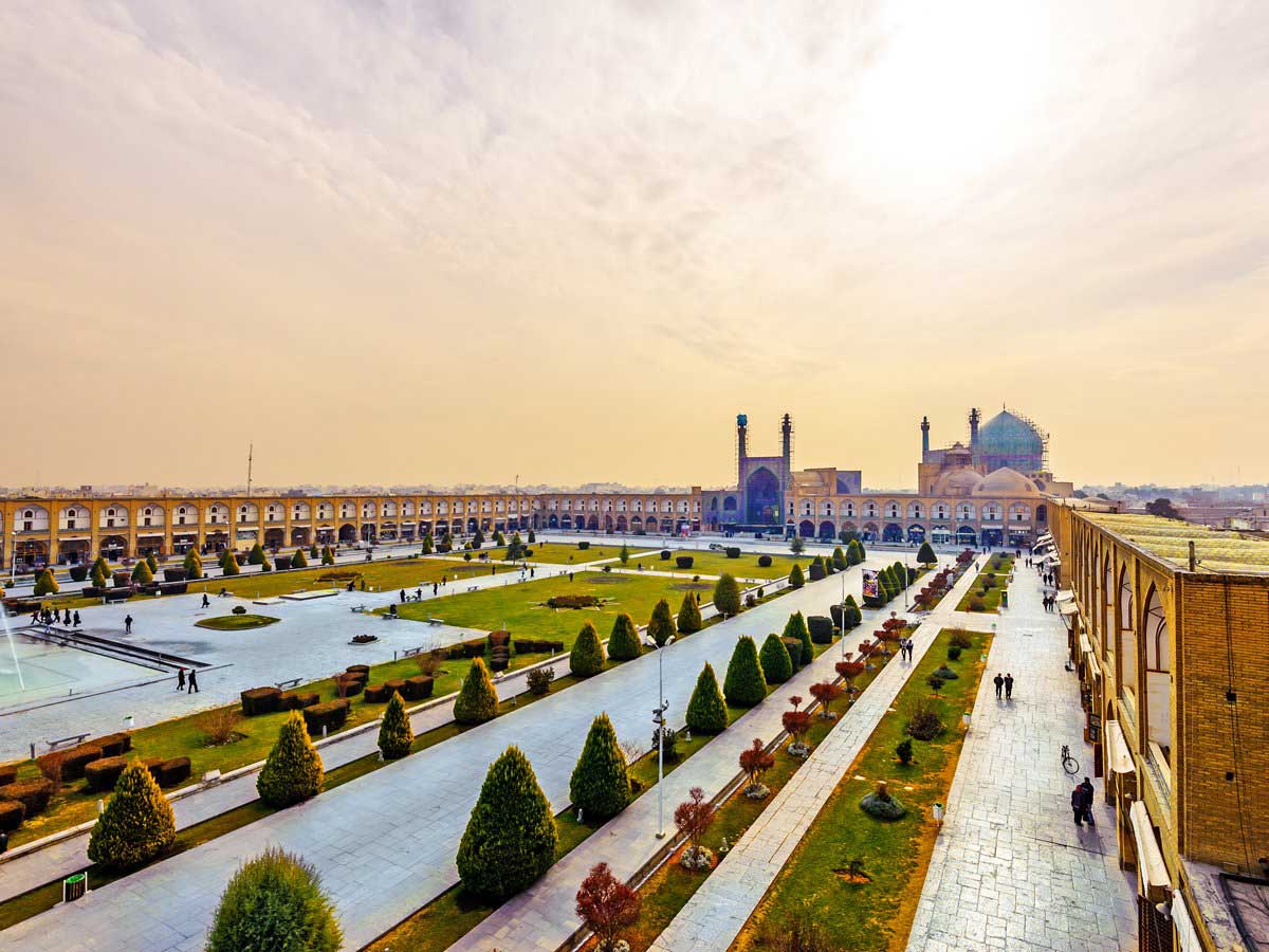 Quảng trường thành phố cổ Isfahan.