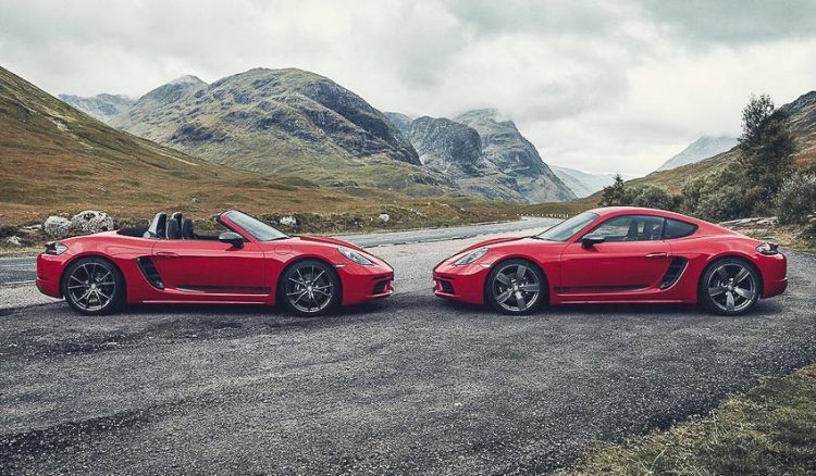Bộ đôi xe thể thao Porsche 718 T Cayman/Boxster phiên bản mới với giá mềm hơn