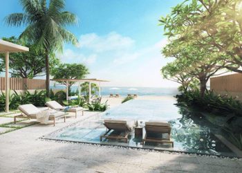 Bể bơi riêng tại biệt thự 4 phòng ngủ