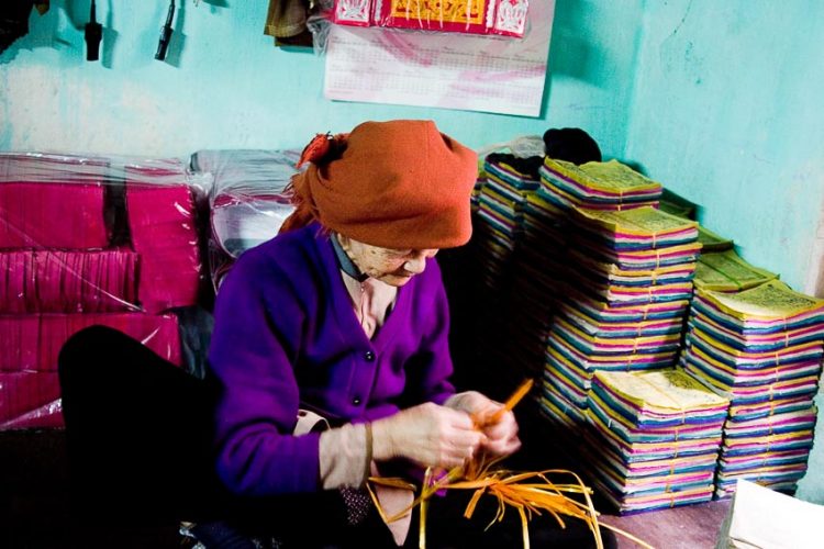 Làng nghề trước tết