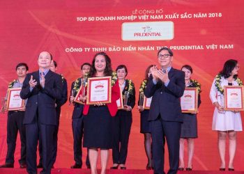 Prudential được vinh danh doanh nghiệp bảo hiểm nhân thọ xuất sắc nhất Việt Nam 2