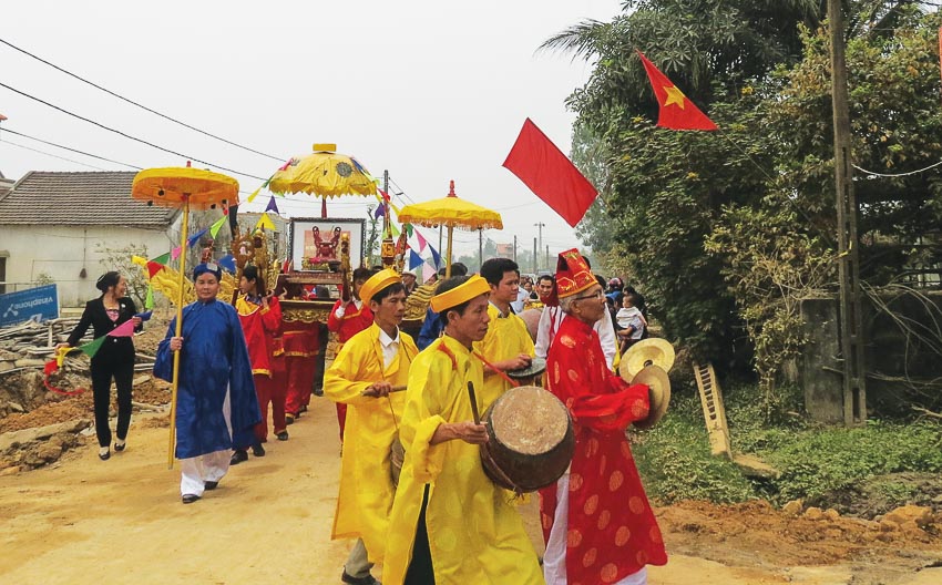 Người dân vùng núi Hồng Lĩnh có đời sống tâm linh phong phú từ lâu đời