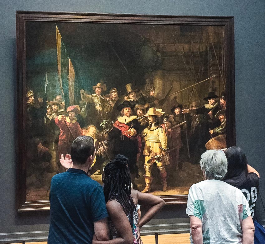 Bức Tuần tra đêm của Rembrandt tại Rijksmuseum