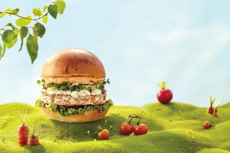 Bữa ăn thanh đạm - burger Detox