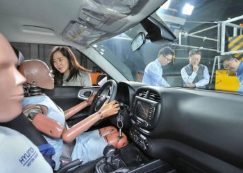 Hyundai phát triển túi khí nổ 2 lần trường hợp tai nạn liên hoàn