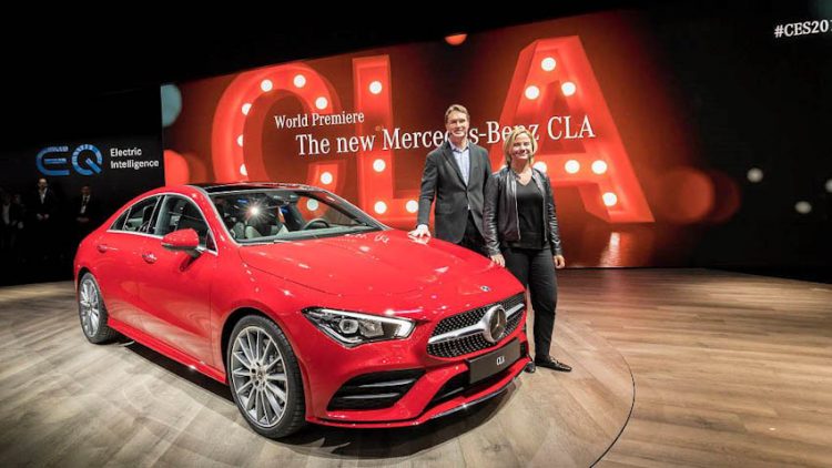 [CES 2019] Sedan coupe Mercedes-Benz CLA 2019 thế hệ mới ra mắt thế giới