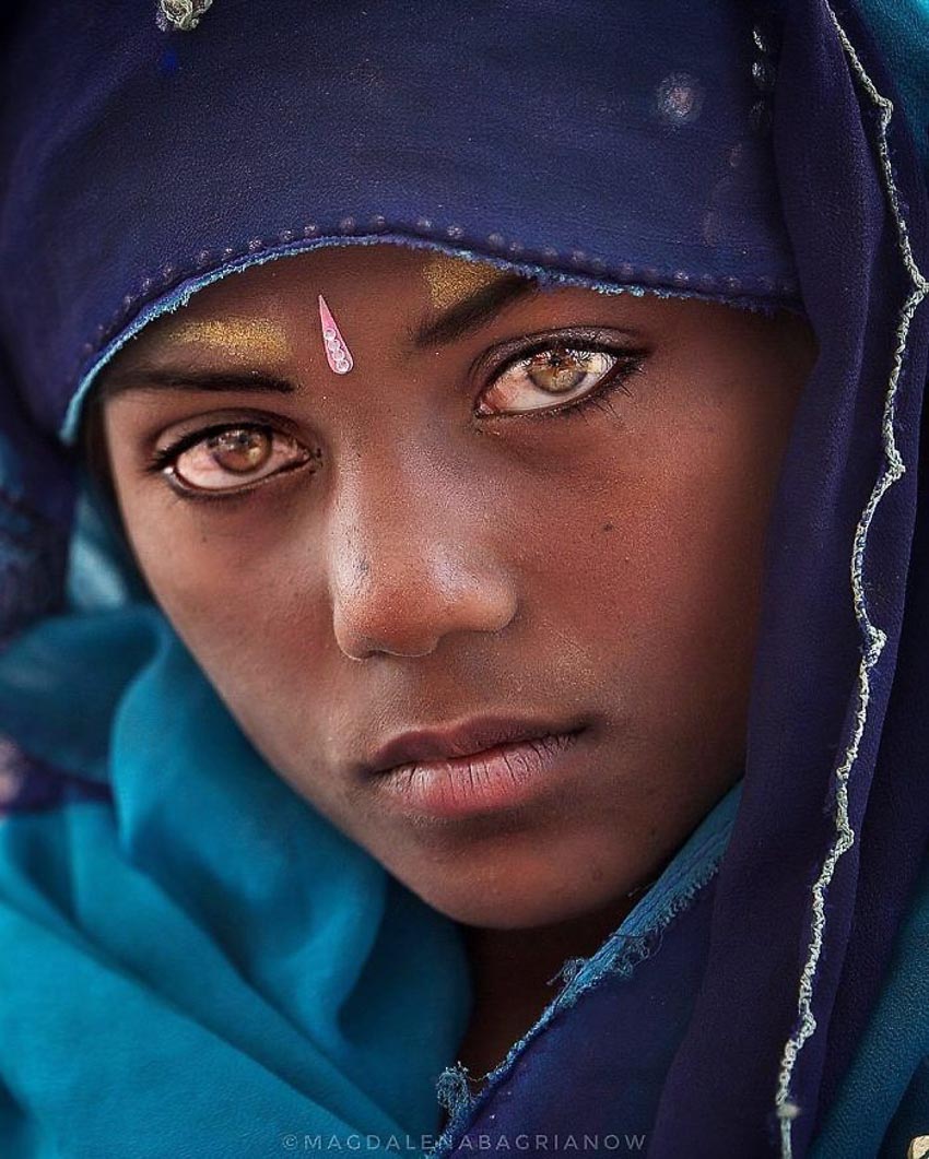 Đôi mắt hút hồn của người Ấn Độ qua ống kính nữ NAG Ba Lan Magdalena Bagrianow 3