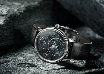 Jaquet Droz ra mắt đồng hồ Grande Seconde Moon Swiss từ đá serpentinite 1