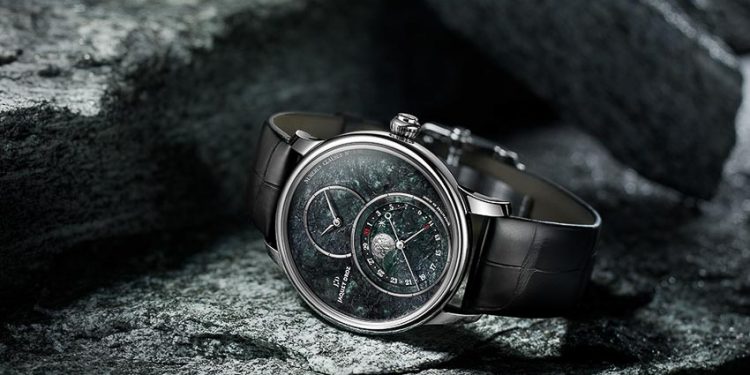 Jaquet Droz ra mắt đồng hồ Grande Seconde Moon Swiss từ đá serpentinite 1