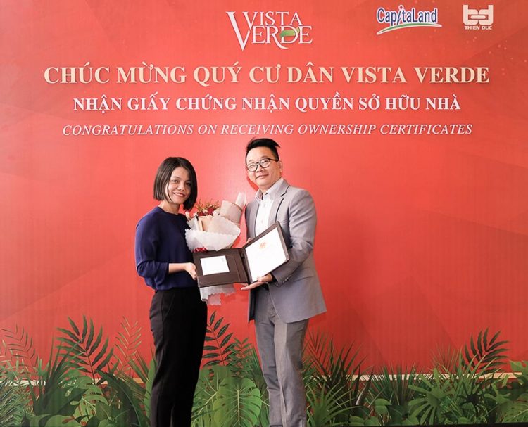 Vista Verde – Dự án căn hộ của Capitaland Việt Nam đã được cấp sổ hồng
