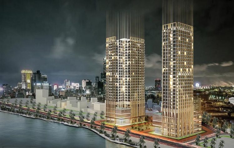 Cất nóc tòa tháp Risemount Apartment Đà Nẵng