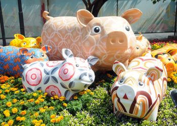 Đường hoa Nguyễn Huệ trước giờ khai mạc đón Tết Kỷ Hợi 2019