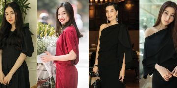 Thanh lịch với sắc đỏ và đen của NTK Đỗ Mạnh Cường