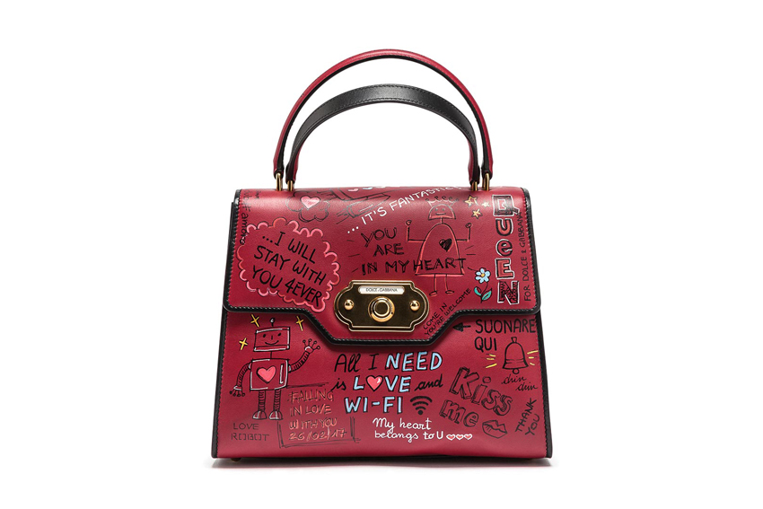 Túi xách tay họa tiết ấn tượng của Dolce&Gabbana