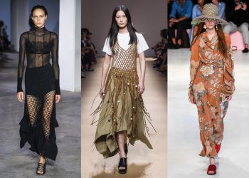 Xu hướng thời trang xuân-hè 2019: Chất liệu lưới đánh cá khuynh đảo làng mốt