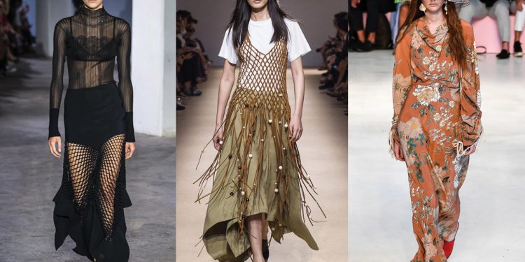 Xu hướng thời trang xuân-hè 2019: Chất liệu lưới đánh cá khuynh đảo làng mốt