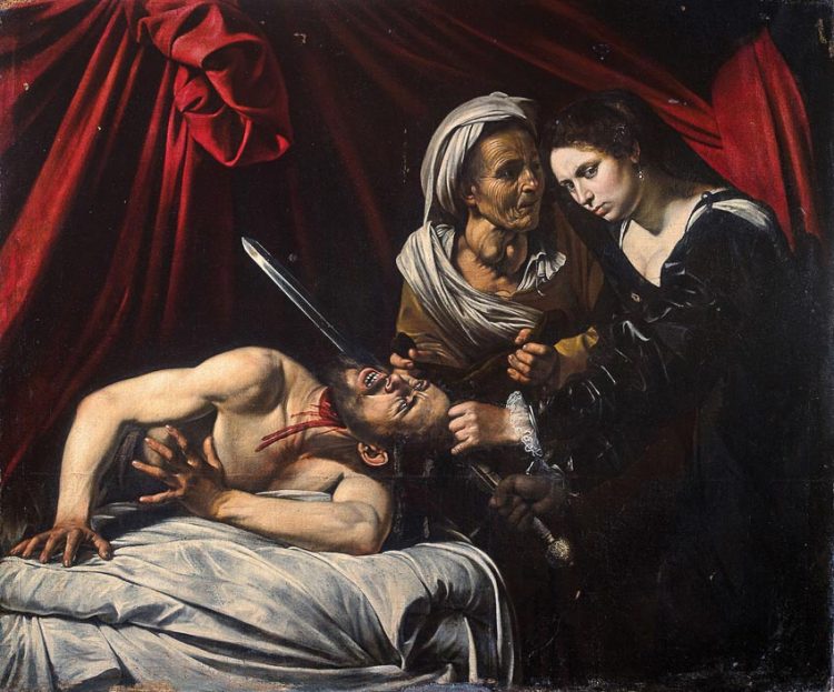 Judith chặt đầu Holofernes - bức tranh được cho là tác phẩm của Caravaggio