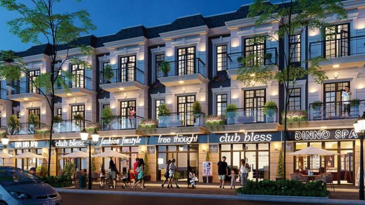 Cất nóc dự án nhà phố Lakeside Infinity