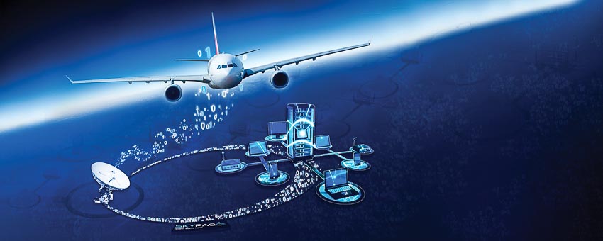 Máy bay kết nối vệ tinh - xu hướng mới của ngành vận chuyển hàng không thế giới 2