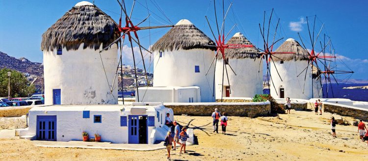 Phố biển độc nhất vô nhị ở Mykonos