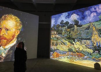 Tự họa (1887) và Nhà mái rạ ở vùng quê Cordeville