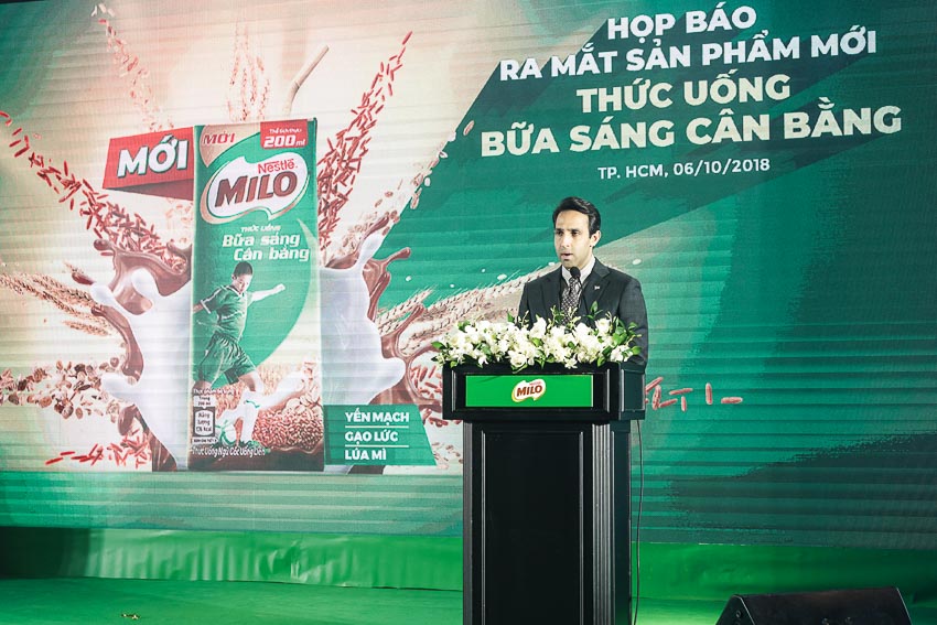 Ông Ali Abbas - Giám đốc ngành hàng MILO và sữa, Nestlé Việt Nam 2