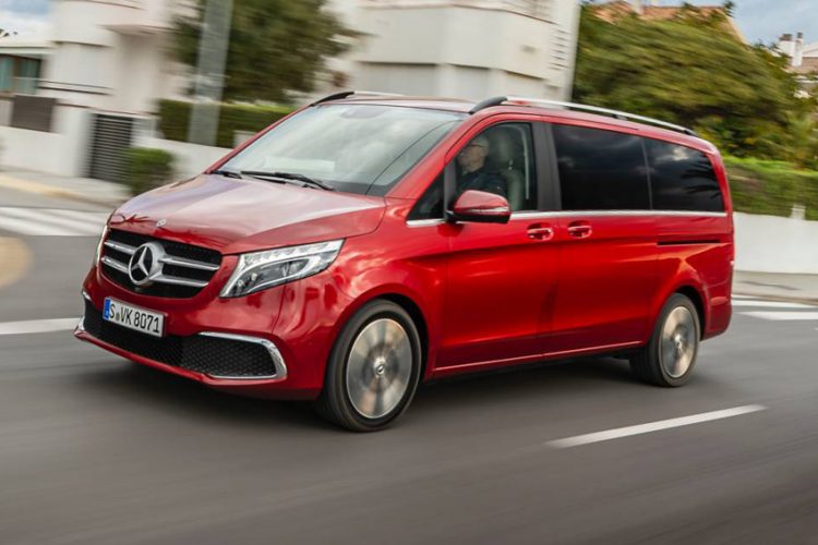 Photo | Cận cảnh phiên bản nâng cấp Minivan Mercedes V-Class 2019