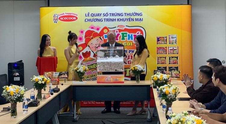 Kết quả chương trình khuyến mại “Tỷ Phú Mì Gói” của Acecook Việt Nam