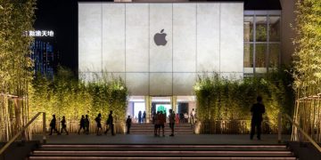 Không gian xanh độc đáo tại cửa hàng Apple ở Macau