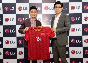 Quang Hải tiếp tục trở thành đại sứ thương hiệu của LG Việt Nam trong năm 2019