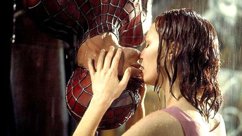 Cảnh hôn trong phim Spider-Man ( 2002)