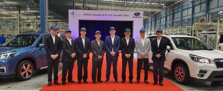 Nhà máy lắp ráp xe Subaru tại Thái Lan với mức đầu tư hơn 5 tỉ baht chính thức đi vào hoạt động