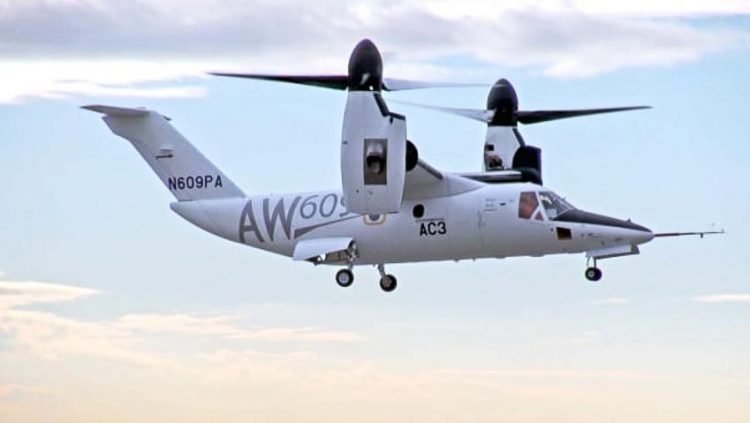 AW609 kết hợp máy bay và trực thăng