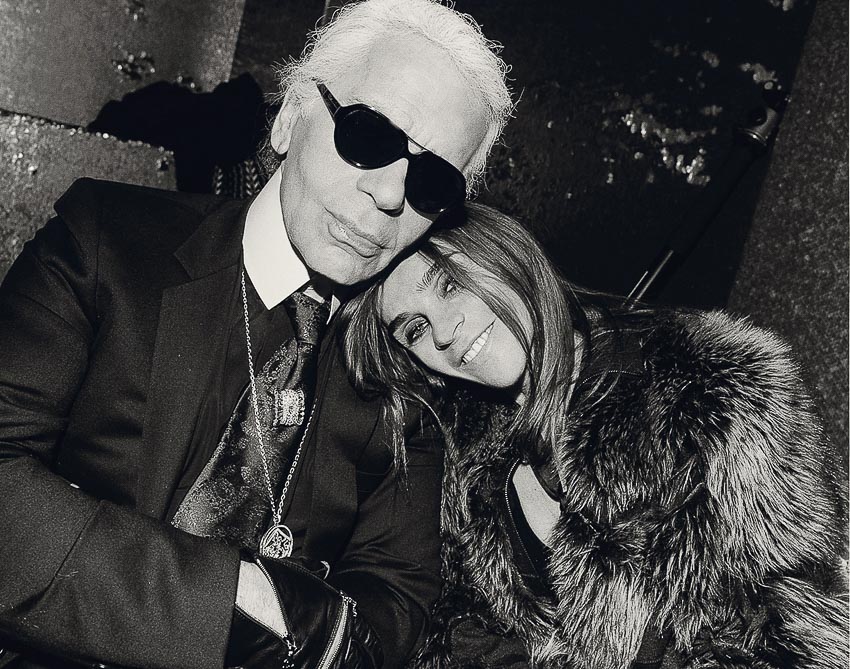 Carine Roitfeld giữ vị trí tư vấn phong cách cho thương hiệu Karl Lagerfeld