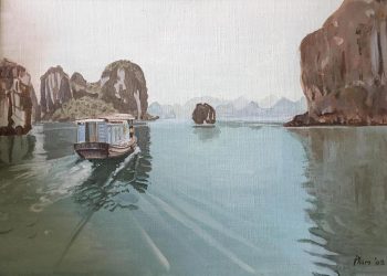 Vịnh Hạ Long - tranh sơn dầu