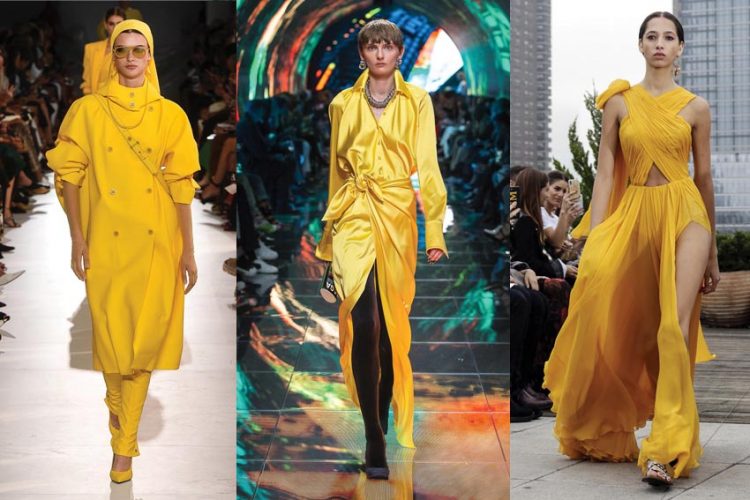 Xu hướng thời trang sắc vàng thời thượng mùa hè 2019