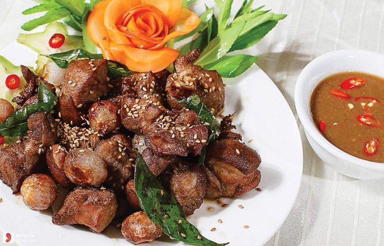 Dê nướng chao