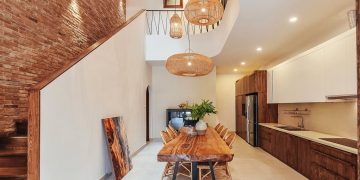 khoảng thông tầng trong nhà phố